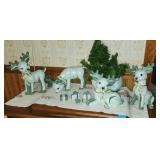 Ceramic Holiday  Deer