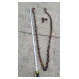 8 foot long chain, Clevis