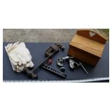 Pipe cutters , ridgid tools, gloves
