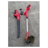 Weed eater leaf blower charger battery