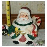 Santa Ceramic Tea Pot Decorative Only