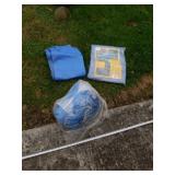 Tarps includes sealed 10x12 foot
