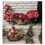 Christmas Poinsettia & Decor