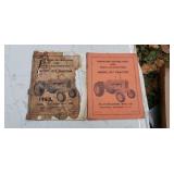 Two A-C  D17 Tractor manuals