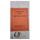 A-C tractor snap coupler adapter manual