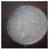 1923 PEACE SILVER DOLLAR