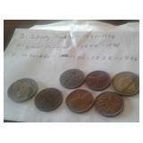 WHEAT PENNIES:CANADA:LIBERTY NICKLES