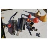 Grease guns  Funels