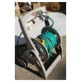 Garden hose on reel