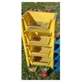 Plastic parts containers