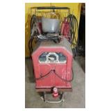 Lincoln  AC 225 AMP stick WELDER  with cart  hood