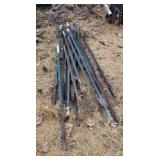 16 pc Steel Fence post