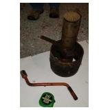 W-D  45 Tractor flat belt pulley & Crank