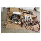 Old school hardware holders & power cords