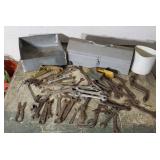 Tool Box and old wrenches