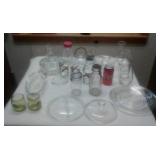 OLD MILK BOTTLE:CANDY DISH:GLASSWARE