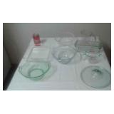 BAKEWARE:GREEN DEPRESSION:PYREX