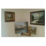 FRAMED PAINTINGS WALL ART