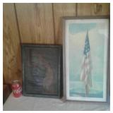 VTG. FRAMED WALL ART