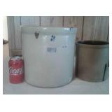 RUCKELS STONEWARE CROCK:STONEWARE CROCK