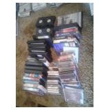 VHS TAPES:MUSIC CASSETTE TAPES