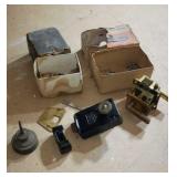 Old store stock door lock