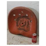 Old  steel tractor seat