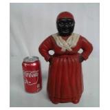 ANTIQUE CAST IRON AUNT JEMIMA BANK/DOORSTOP