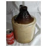 Rare  Brown & White stone jug  Dated pat Oct 3rd