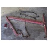 Double tree horse Hanes with brass ends