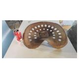 Old tractor seat