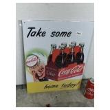 Coca-Cola tin  sign