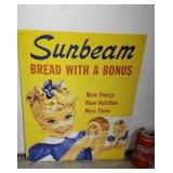 Sunbeam bread tin sign