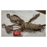 Rope fence stretchers