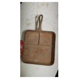 Square cast iron skillet