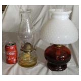 Two kerosene lamps