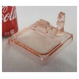 Pink depression Scottie dog cigarette match