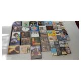 CD country music and cassette
