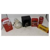 3 banks & 2 collector tins