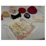 Vintage hats &  apron