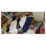 Vintage clothing and purses