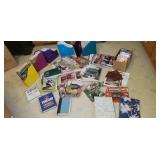 Assortment of magazines and books