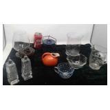 S&P SHAKERS:CHEESE CROCKS:STONE PITCHER