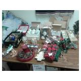 VTG. GLASS ORNAMENT:CHRISTMAS DECORATIONS