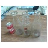 MEADOW GOLD WITH CREAM TOP MILK BOTTLE