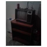 T.V. WITH CART