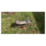 Home décor small steel wheel wagon