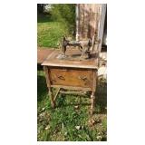 White rotary sewing machine