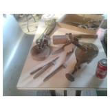 BARN PULLEY:STONE GRINDER:SHEERS