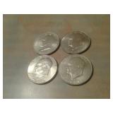 4 EISENHOWER $1 COINS